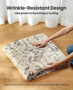 AMADA HOMEFURNISHING Washable Area Rug, Low-Profile Large Area Rug - Image 7