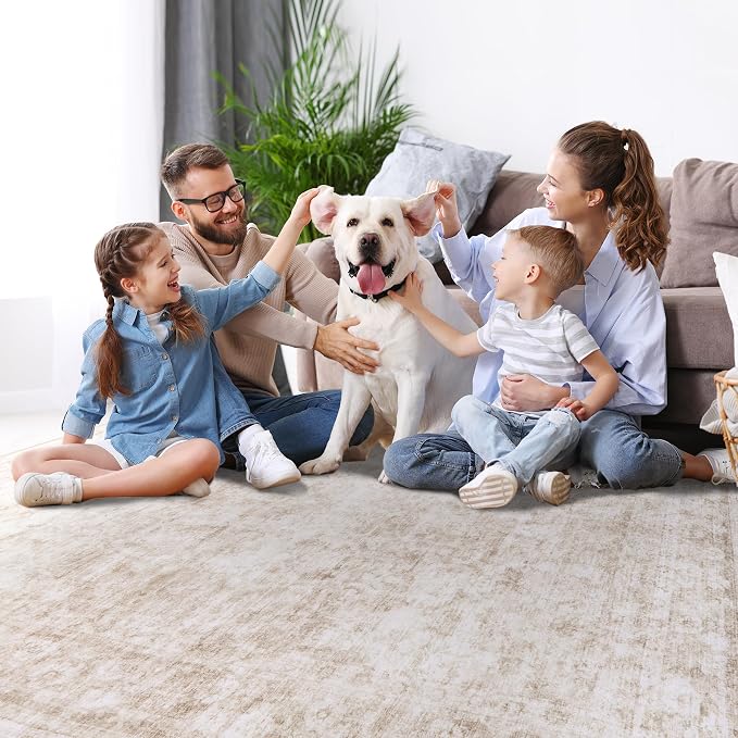 9x12 Area Rugs for Living Room Rug Washable: Modern Large Rug for Dining Room - Image 7