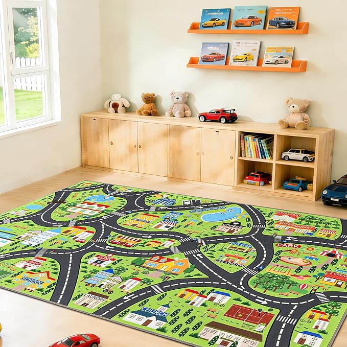 Community Kids Car Play Rug by BBENRON