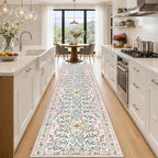 Runner Rug for Entryway: 2.6x14 Kitchen Rugs Non Slip Washable Ultra-Thin Soft by PLHXFRSoftAreaRugs