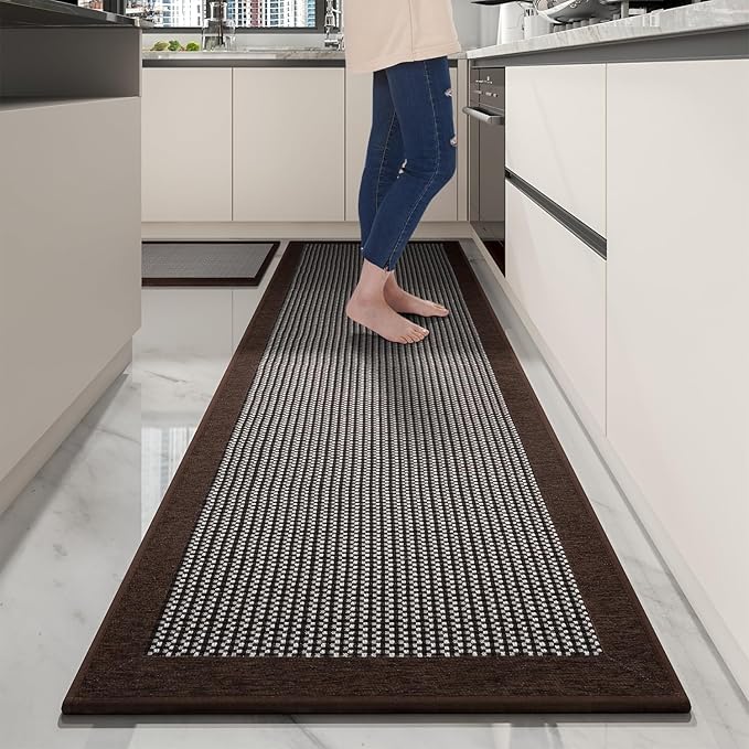 PADOOR Non Slip Kitchen Rugs Sets of 2 by PADOOR