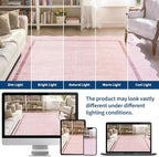 GarveeHome Scalloped Living Room Rug 5x7 Area Rug Washable Area Rug - Image 9