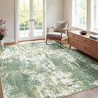RELEANY Washable Area Rugs 4'x6' Non-Slip Modern Abstract Soft by RELEANY