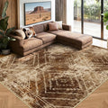 BESTSWEETIE Area Rug 8x10 Rug Machine Washable Non-Slip Low Pile Print Pattern by BESTSWEETIE