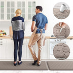 Kitchen Mat Cushioned Anti-Fatigue Floor Mat Water Resistant Non-Skid Ergonomic - Image 6