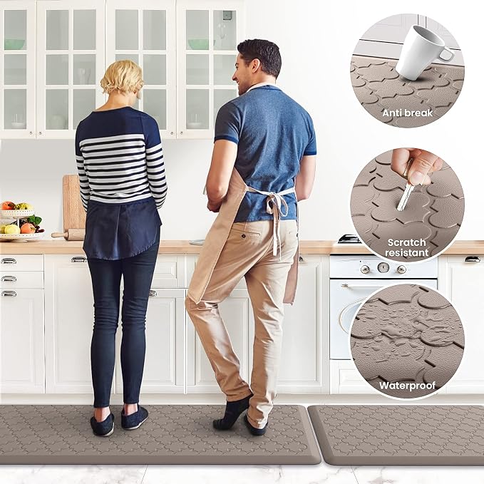 Kitchen Mat Cushioned Anti-Fatigue Floor Mat, Waterproof Non-Skid Kitchen Mats - Image 6