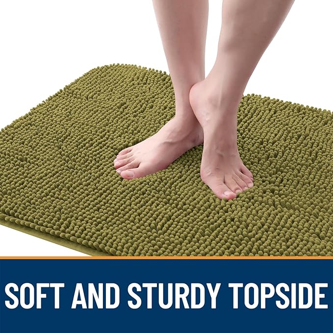 OLANLY Dog Door Mat for Muddy Paws 35x24, Absorbs Moisture and Dirt, Absorbent - Image 4