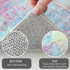 IOHOUZE Abstract Area Rug 3x4 Ft Washable Rugs - Image 4