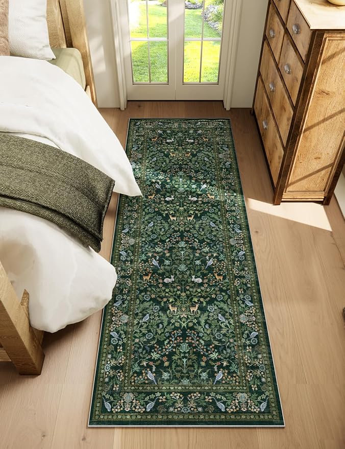 Washable Runners for Hallways Kitchen Rugs: 2'6"x8' Runner Rug Stain Resistant - Image 6