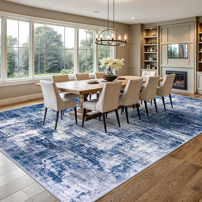 IOHOUZE Abstract Area Rugs 9x12 Ft Washable Large Rugs - Image 3