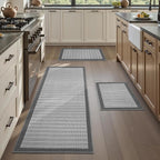 PADOOR Non Slip Kitchen Rugs Sets of 3 by PADOOR