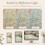 Wonnitar Machine Washable 5x7 Area Rug, Boho Floral Rugs - Image 9