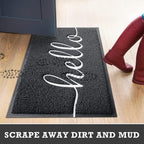CozyBounty Door Mat Hello Mats Outdoor Indoor Non-Slip Doormat - Image 7
