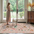 Rugxara Floral Rug for Living Room Bedroom - Image 3