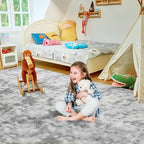 5X8 Ultra Soft Rug for Living Room, 5X8 Fluffy Shag Area Rug for Bedroom - Image 4