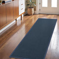 LEKEEPGO Long Hallway Door Mat 24"x59", Door Mat Indoor Entrance, Cyan Blue | by LEKEEPGO