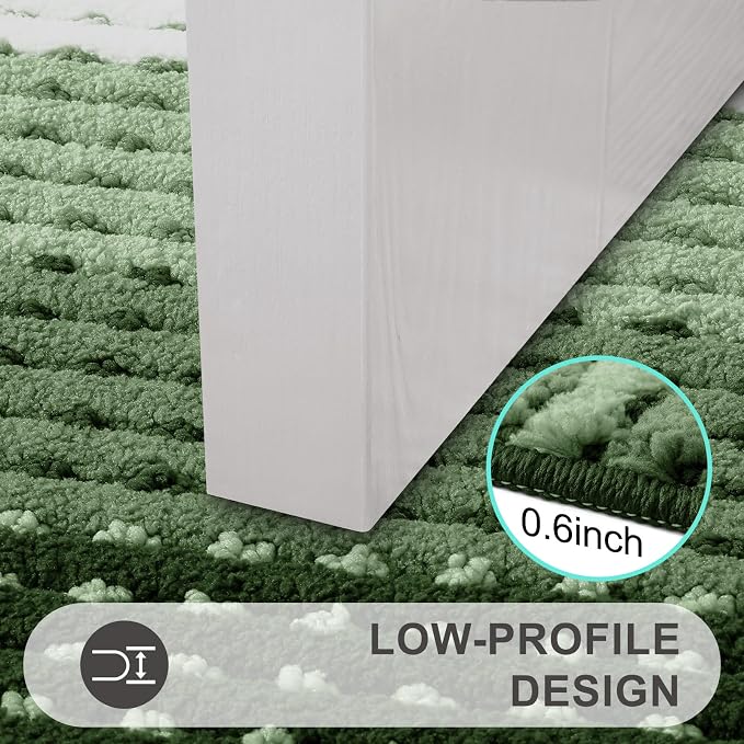 Kitinjoy Indoor Outdoor Door Mat, 59x20 Non-Slip Absorbent Dirt Trapper - Image 4