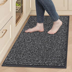 BEQHAUSE Kitchen Rugs 24"x36", Non-Slip Kitchen Mats by BEQHAUSE