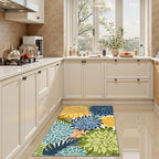 Arenarug 2x3 Colorful Washable Small Rug Tropical Botanical Modern Floral - Image 2