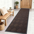 OLANLY Front Door Mat Outside Entrance 71x23, Heavy Duty Sturdy Natural Rubber by OLANLY