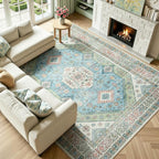 Lofus Vintage Living Room Rugs 8x10, Soft Machine Washable Area Rug - Image 4