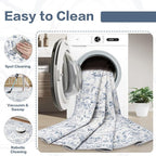 10x14 Area Rugs for Living Room: Washable Rug Vintage Large Rugs Soft Non Slip - Image 5
