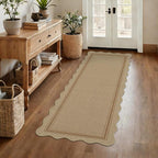 Easy Jute Kitchen Runner 2x6 Kitchen Runner Rug Washable Non Slip Outdoor Rug by Zeeinx