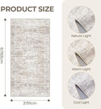 3x6 Runner Rug Non Slip, Thin Entryway Washable Rug - Image 2