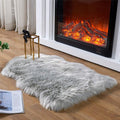 EasyJoy Ultra Soft Fluffy Shaggy Area Rug Faux Fur Rug Chair Cover Seat Pad by EasyJoy
