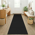 KOZYFLY Black 2x7 Washable Kitchen Runner Rug, Non Slip Runners by KOZYFLY