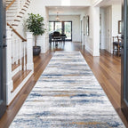 4x14 Extra Long Runner Rug: Straight Narrow Linear Hallway Carpet - Image 2