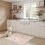 Soalmost 2x3 Dog Rugs for Entryway, Machine Washable Door Mat Animal Floral - Image 3