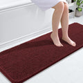 OLANLY Bathroom Runner Rugs 59x20, Soft Absorbent Chenille Bath Rugs, Rubber by OLANLY