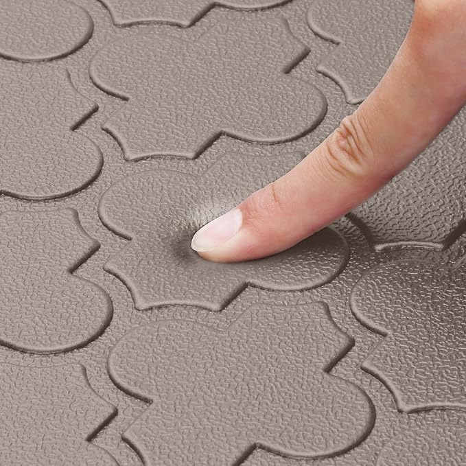 WISELIFE Kitchen Mat Cushioned Anti Fatigue Floor Mat, Thick Non Slip Water - Image 5