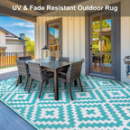 Outdoor Patio Plastic Straw Rug - Image 7