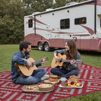GENIMO Christmas Outdoor Rug for Patio Clearance, Lightweight Waterproof RV - Image 8