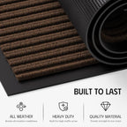 Front Door Mat 3' x 5', Dirt Trapper Dog Door Mat - Image 3