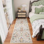 AMTOVO 2x6 Runner Rug for Hallway, Washable Non-Slip Long Kitchen Carpet - Image 2