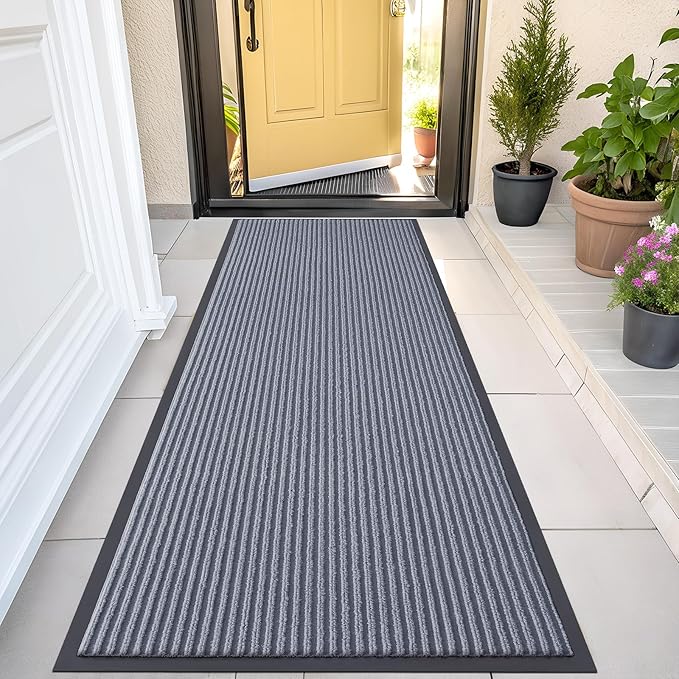 OLANLY Front Door Mat Indoor Outdoor Entrance, Waterproof Heavy Duty Doormat by OLANLY