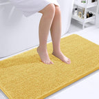 OLANLY Large Bathroom Rugs 40x24, Extra Soft Absorbent Chenille Bath Rugs by OLANLY