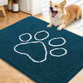 OLANLY Dog Door Mat for Muddy Paws 40x32, Paw Print Design, Absorbs Moisture by OLANLY