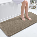 OLANLY Bathroom Runner Rugs 47x20, Soft Absorbent Chenille Bath Rugs, Rubber by OLANLY