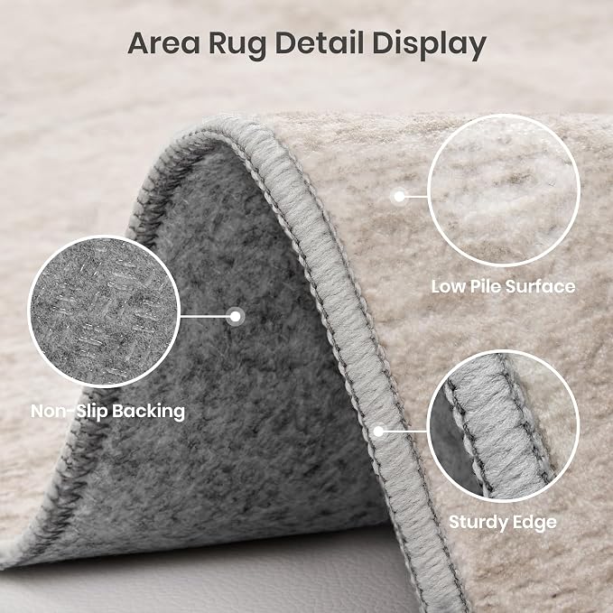 Valenrug Washable Rugs 5x7 - Image 4