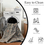 Ruaruarug Washable Area Rug 9x12 - Image 2