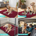 Smiry Dog Door Mat for Muddy Paws, Absorbent Dirt Trapper Non Slip Quick Dry - Image 8