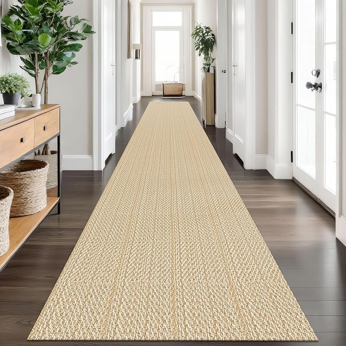 IOHOUZE Washable Exrea Long Hallway Runner Rug 3x20 Non Slip Rubber Backed by iOhouze