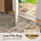 Rugxara 3x5 Rug for Entryway Bedroom, Vintage Retro Boho Throw Rug, Non Slip & - Image 7
