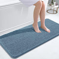 OLANLY Bathroom Runner Rugs 47x20, Soft Absorbent Chenille Bath Rugs, Rubber by OLANLY