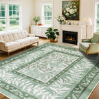 LIANLAM Washable Rug 9x12 Area Rugs by LIANLAM