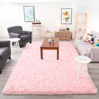 Chicrug Soft Area Rugs for Bedroom Living Room Plush Fluffy Rug 4x6 Feet - Image 4